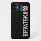 Kroatische wapenmantel Hoesje-Mate iPhone case (Achterkant)
