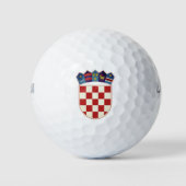 Kroatische wapenschild golfballen (Voorkant)