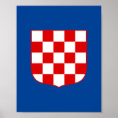 Kroatische wapenschild poster (Voorkant)