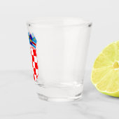 Kroatische wapenschild shot glas (Rechts)