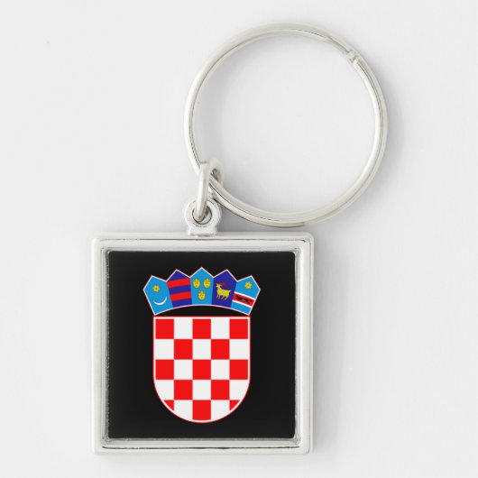 Kroatische wapenschild sleutelhanger (Voorkant)