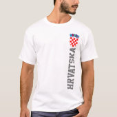 Kroatische wapenschild t-shirt (Voorkant)