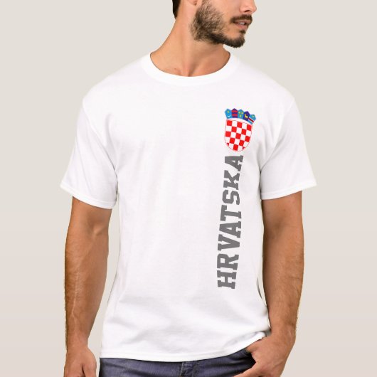 Kroatische wapenschild t-shirt (Voorkant)