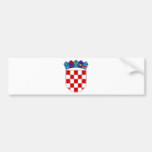 Kroatische wapenstilstand bumpersticker (Voorkant)
