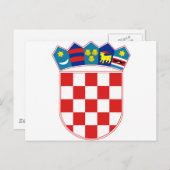 Kroatische wapenstilstand HR Hrvatska Briefkaart (Voorkant / Achterkant)