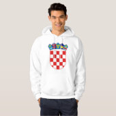 Kroatische wapenstilstand HR Hrvatska Hoodie (Voorkant volledig)