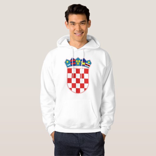 Kroatische wapenstilstand HR Hrvatska Hoodie (Voorkant volledig)