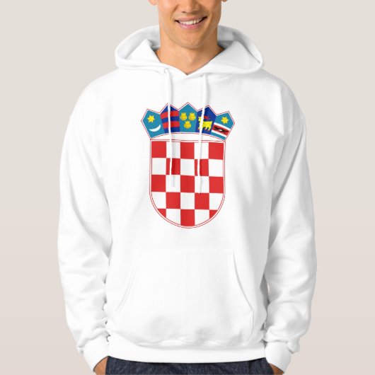 Kroatische wapenstilstand HR Hrvatska Hoodie (Voorkant)