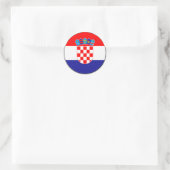 Kroatische wapenstilstand | Hrvatski grb Ronde Sticker (Tas)
