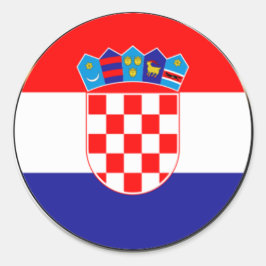 Kroatische wapenstilstand | Hrvatski grb Ronde Sticker