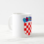 Kroatische wapenstilstand koffiemok (Voorkant links)