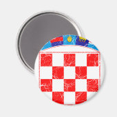 Kroatische wapenstilstand magneet (Voorkant / Achterkant)