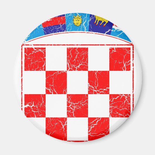 Kroatische wapenstilstand magneet (Voorkant)