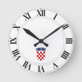 Kroatische wapenstilstand ronde klok (Voorkant)