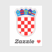 Kroatische wapenstilstand sticker (Vel)
