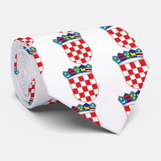 Kroatische wapenstilstand stropdas (Opgerold)