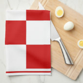 Kroatische wapenstilstand theedoek (Quarter Fold)