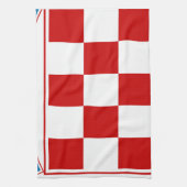Kroatische wapenstilstand theedoek (Verticaal)