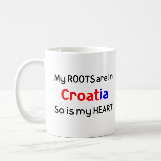 kroatische wortels koffiemok (Links)