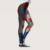 Kroatische zijde vlag leggings (Rechts)
