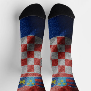 Kroatische zijde vlag sokken