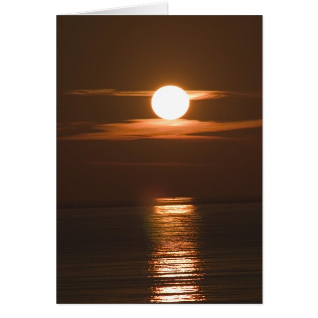 Kroatische zonsondergang (Voorkant)