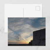 Kroatische zonsondergang briefkaart (Voorkant / Achterkant)