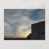 Kroatische zonsondergang briefkaart (Voorkant)