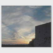 Kroatische zonsondergang cadeaupapier (Vlak)