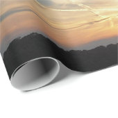 Kroatische zonsondergang cadeaupapier (Rol Hoek)