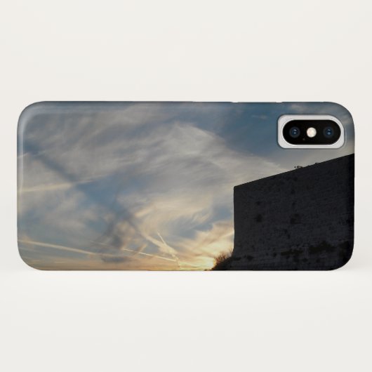 Kroatische zonsondergang Case-Mate iPhone case (Achterkant (horizontaal))