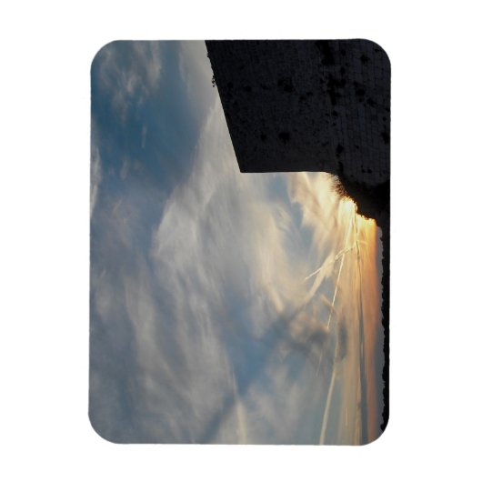 Kroatische zonsondergang magneet (Verticaal)