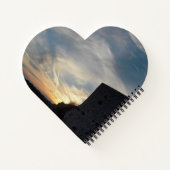 Kroatische zonsondergang notitieboek (Achterkant)