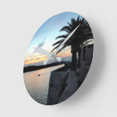 Kroatische zonsondergang ronde klok (Hoek)