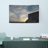 Kroatische zonsondergang spandoek (Beurs)