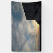 Kroatische zonsondergang spandoek (Verticaal)