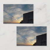 Kroatische zonsondergang visitekaartje (Voorkant / Achterkant)