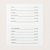 KROCHET Kunst - Visitekaartje (Binnenkant ongevouwen)