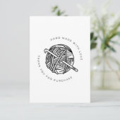 KROCHET SPECIALE BEDANK VAN U KLANT Kaart (Staand voorkant)