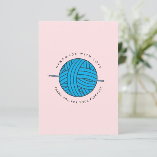 KROCHET SPECIALE BEDANK VAN U KLANT Kaart (Staand voorkant)