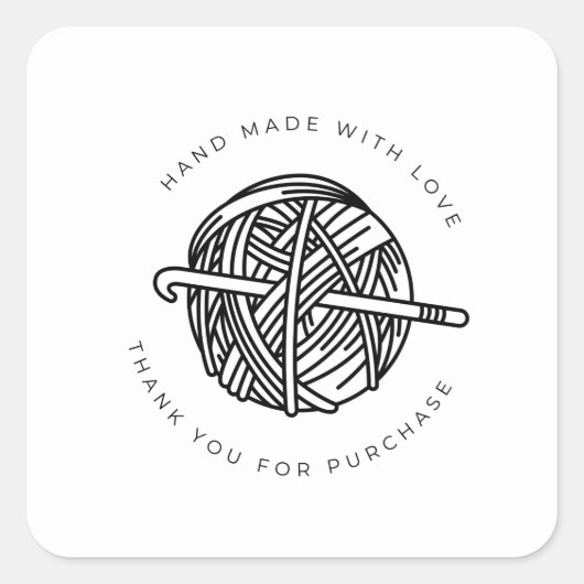 KROCHET SPECIALE BEDANK VAN U KLANT Sticker (Voorkant)