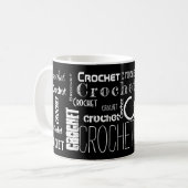 KROCHET!Typografie Koffiemok (Voorkant links)