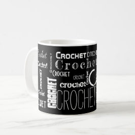 KROCHET!Typografie Koffiemok