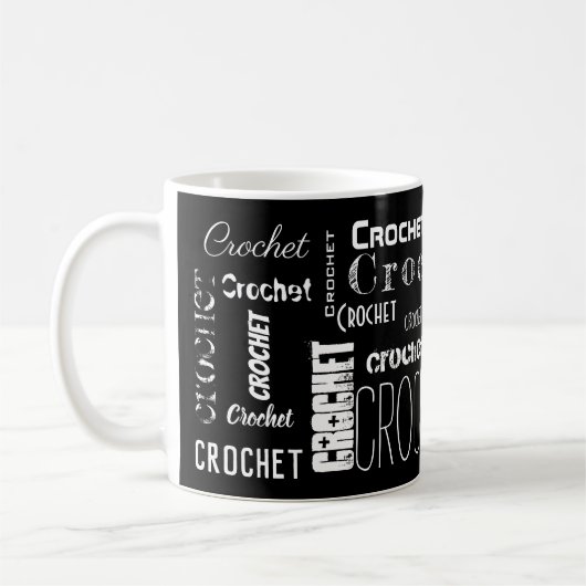 KROCHET!Typografie Koffiemok (Links)