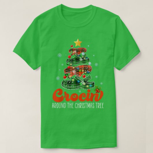 Krocin rond kerstboom 2007 t-shirt (Design voorkant)