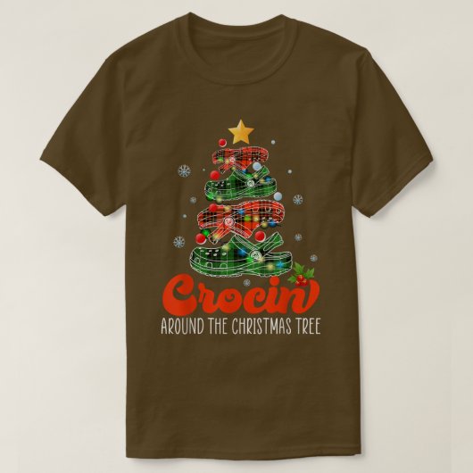 Krocin rond kerstboom 2007 t-shirt (Design voorkant)