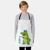 Krocodile Vist Fisher Finshing rod Schort (Gedragen)