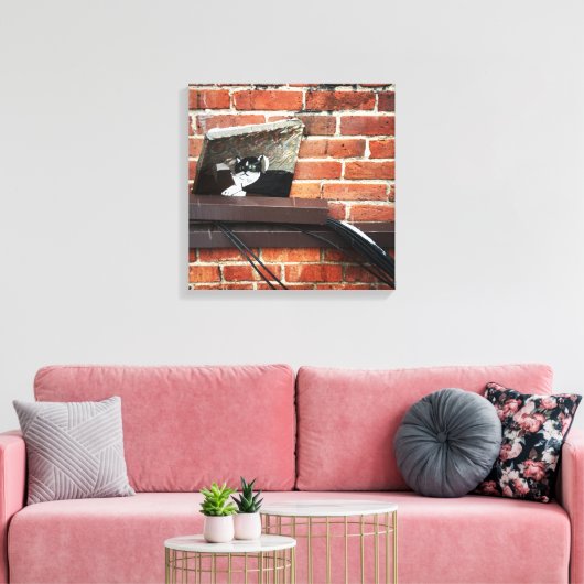 kroeg canvas afdruk (Insitu (Woonkamer))