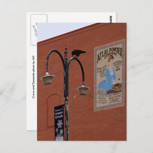 Kroegen en dynamiet briefkaart (Voorkant / Achterkant)