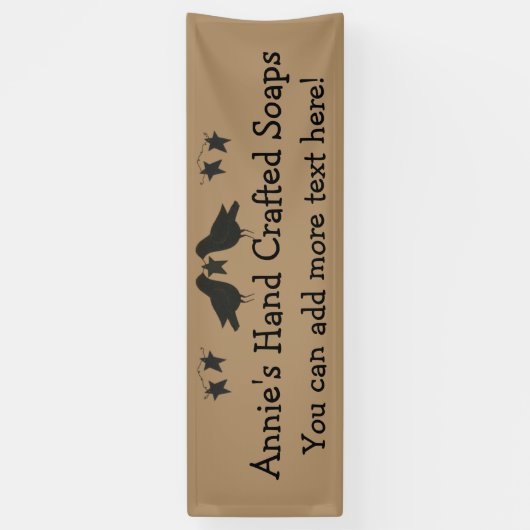 Kroegen en sterren 2,5 x 8' aangepaste banner (Verticaal)